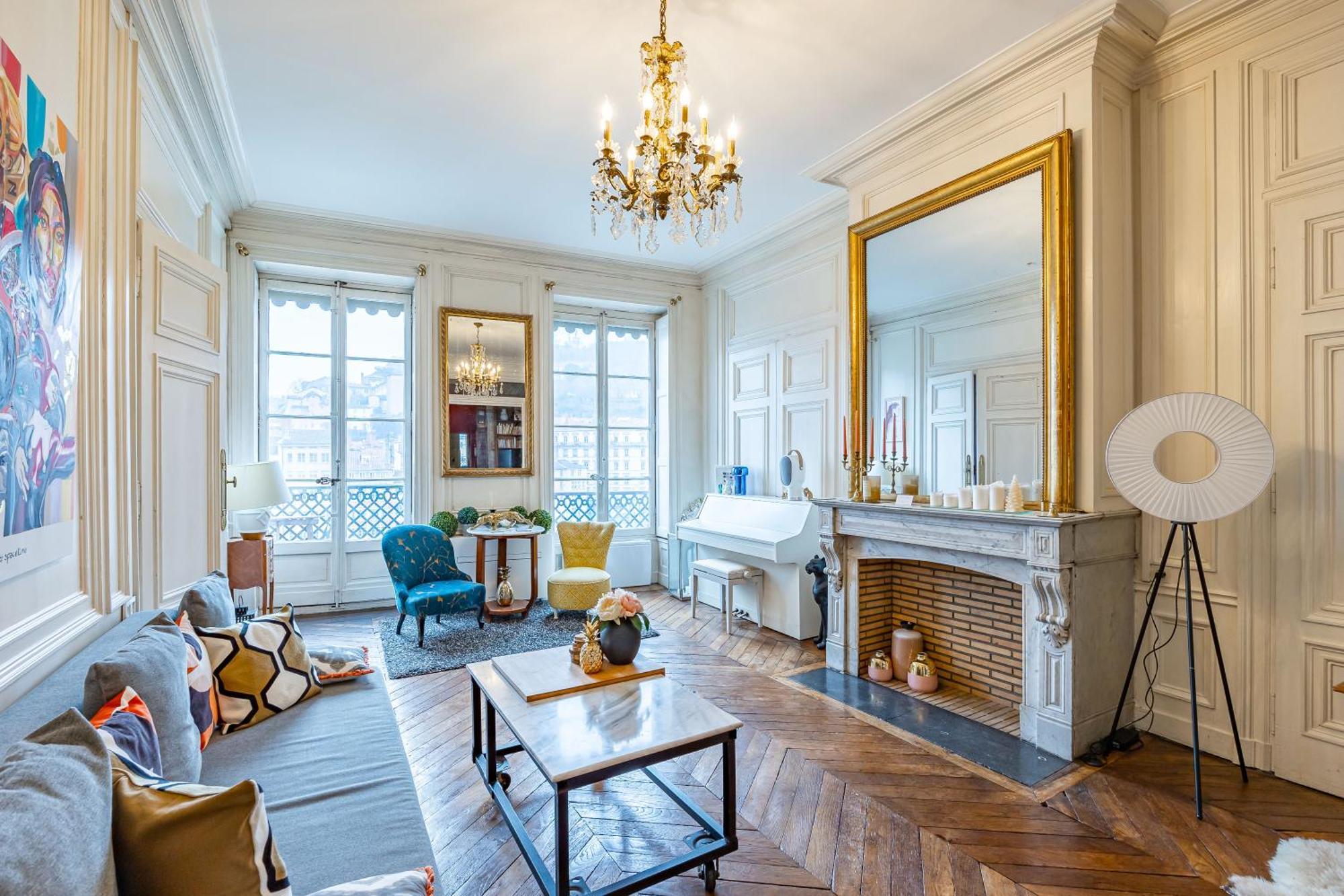 Appartement Haussmannien D'Artiste, Exception, Quai De Saone Balcon+Parking Lyon Exterior photo