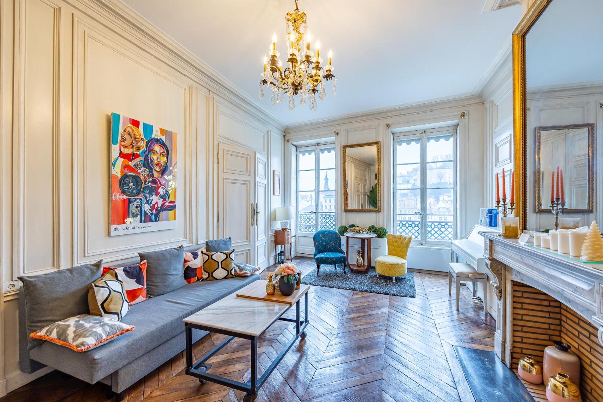 Appartement Haussmannien D'Artiste, Exception, Quai De Saone Balcon+Parking Lyon Exterior photo